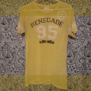 RENEGADE Short sleeve Sheer top